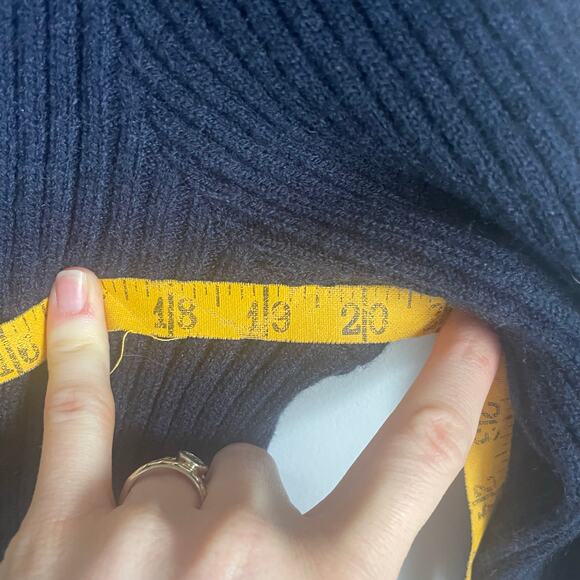 Commense Cardigan Navy Blue Preppy Clean Workwear size XL Heritage Classic - Picture 5 of 7